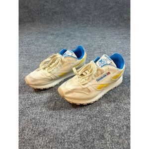 Reebok Classic Nylon 'Vintage Blue and Yellow' Men's Lifestyle Athletic Shoes
